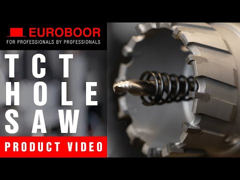 Euroboor THS Hole Saw packaging box showing the Euroboor THS Hole Saw branding and product presentation