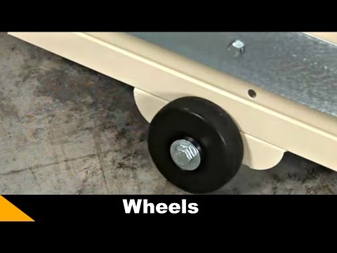 Safety Speed Pair of wheels for all machines H10 showing heavy-duty wheel assembly designed for easy transport of industrial machinery