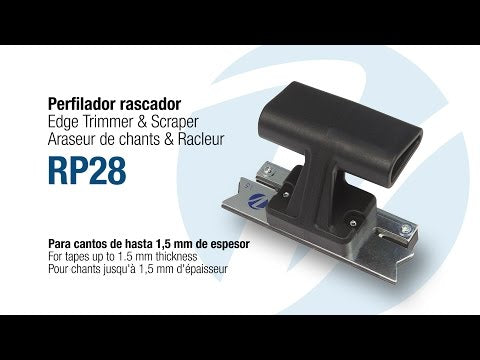 Virutex Scraper Edge Trimmer RP28 For Finishing 2800200 product display highlighting compact design and finishing capabilities for edge work.