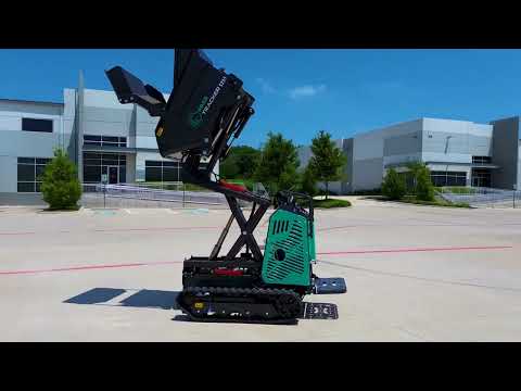 Compact IMER TRACKER 1215 crawler carrier designed for construction, landscaping, and rough terrain hauling applications