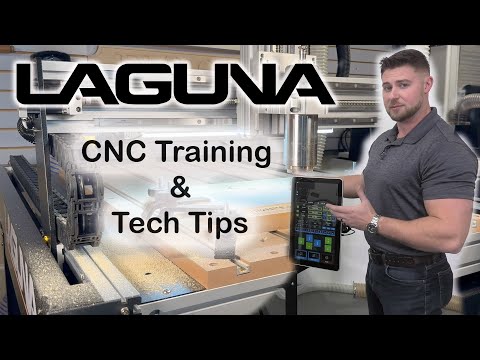 Laguna KX|24 KX2401 CNC router in-use workshop setup demonstrating operational environment