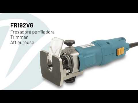 Virutex Trimmer FR192VG: Efficient Edge Finishing 9200899 shown as a compact handheld edge trimmer for precision finishing