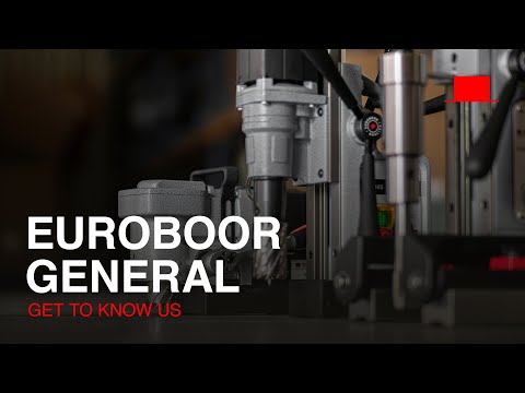 Euroboor AIR.55 Pneumatic Magnetic Drilling Machine promotional product video preview demonstrating the performance and features of the pneumatic magnetic drilling system