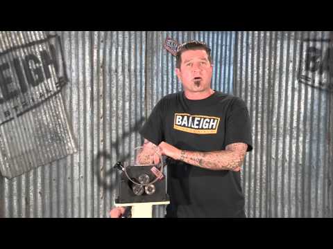 Baileigh Ring Roller - (R-M5) 1006854 demonstration video showing professional metal forming and ring rolling applications in a fabrication workshop.