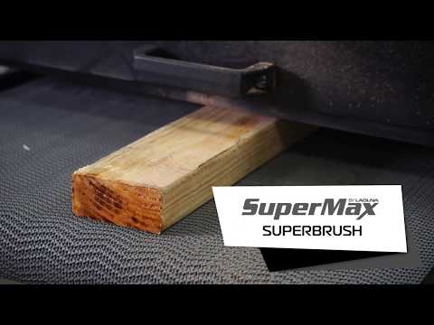 Laguna SuperMax SuperBrush Double Brush Sander maple wood finishing result