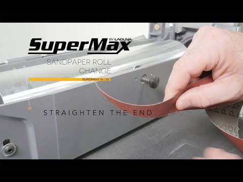 Laguna SuperMax 16-32 Drum Sander SUPMX-71632 technical diagram with dimensions and machine layout