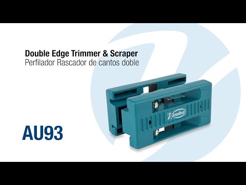 Virutex Double Edge Trimmer & Scraper AU93 2800000 product display showing tool design and dual functionality for trimming and scraping edges.