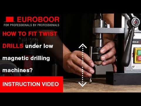 Euroboor TDH.29 Twist Drill professional drill bit set displayed with packaging and organized drill bits designed for industrial drilling applications