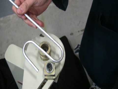 Baileigh Hand Bender - (RDB-10) 1006772 rotary bending head with manual leverage handle for controlled bends in tubing and pipe.