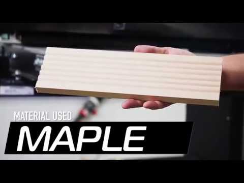 Laguna SuperMax SuperBrush Double Brush Sander alder wood finishing result