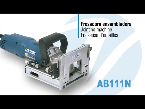Virutex Biscuit Joiner AB111N For Strong Panel Joints (120V) 7900299 product display highlighting joinery capabilities and compact build