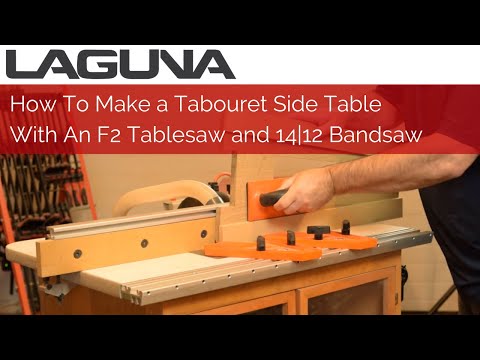 Laguna 14|12 Bandsaw MBAND1412-175 precision cutting demonstration on hardwood material