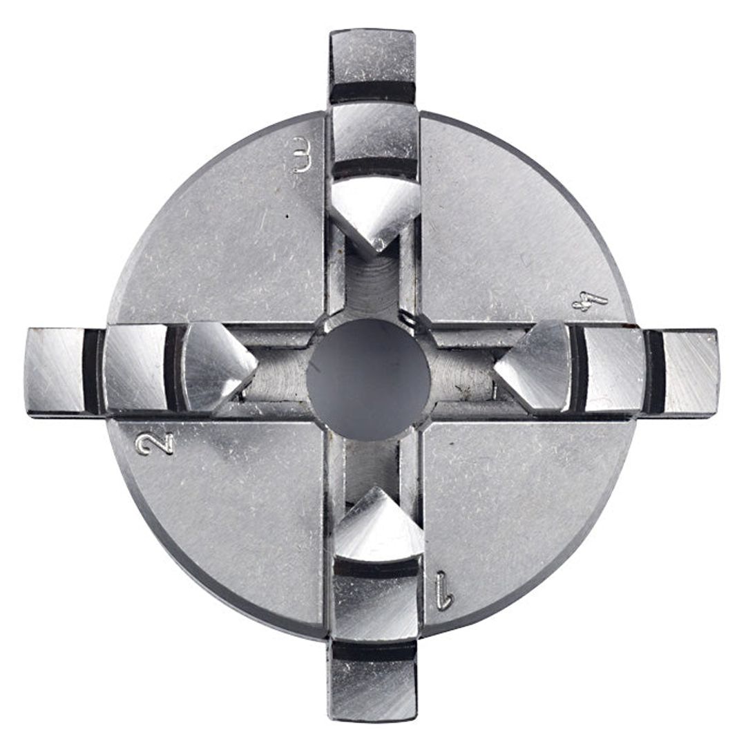Proxxon 24158 self-centering 4-jaw chuck for the FD 150/E micro lathe