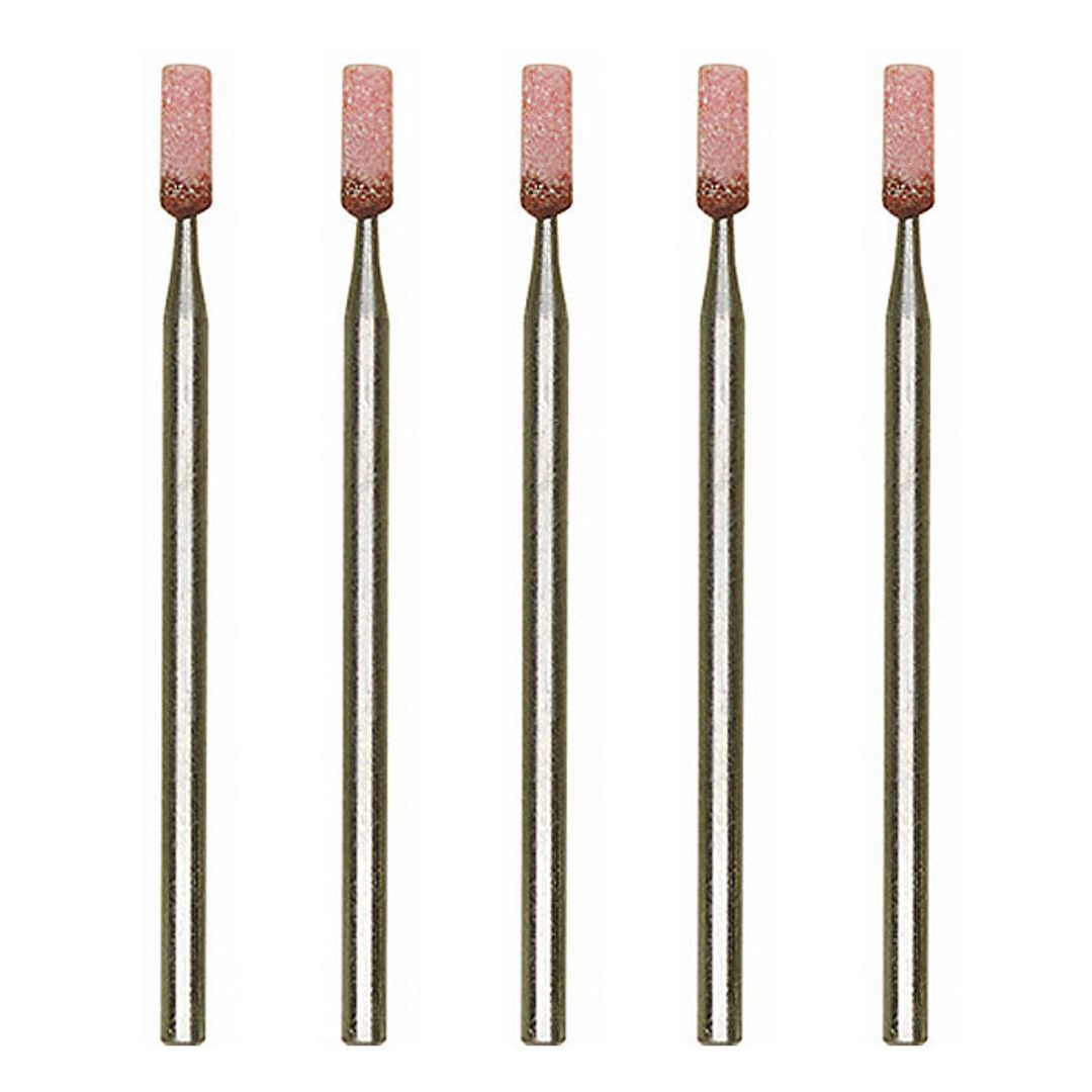Proxxon 28774 aluminum-oxide mounted points, cylinder shape, pack of 5 for rotary tools