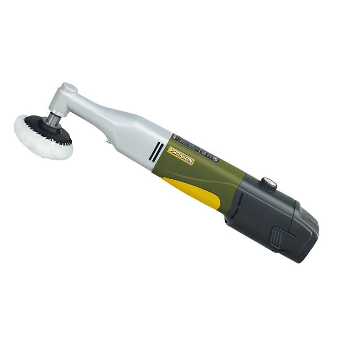 Proxxon 29822 WP/A cordless angle polisher, additional angle view