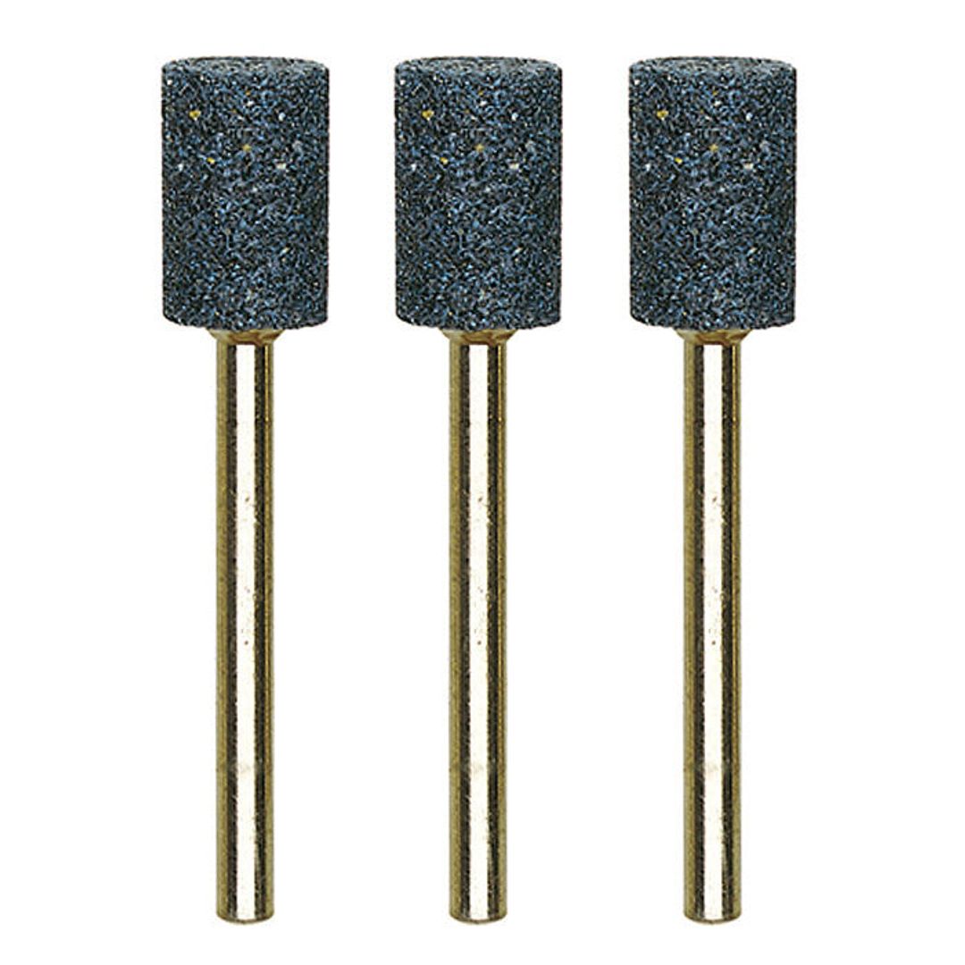 Proxxon 28781 corundum grinding bits, cylinder shape, pack of 3 for rotary tool grinding