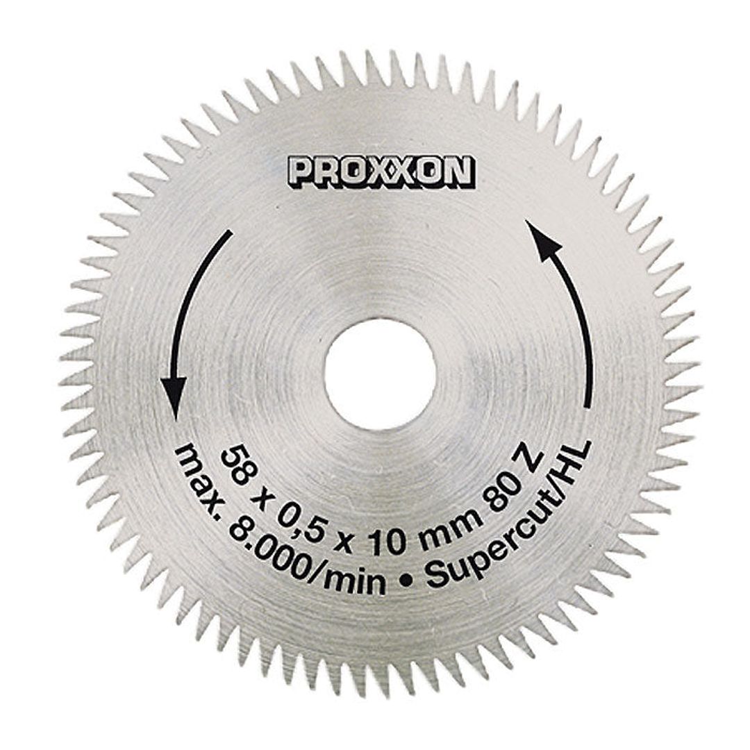 Proxxon 28014 Super-Cut crosscut saw blade, 2 9/32 inch diameter, for the KS 115 saw