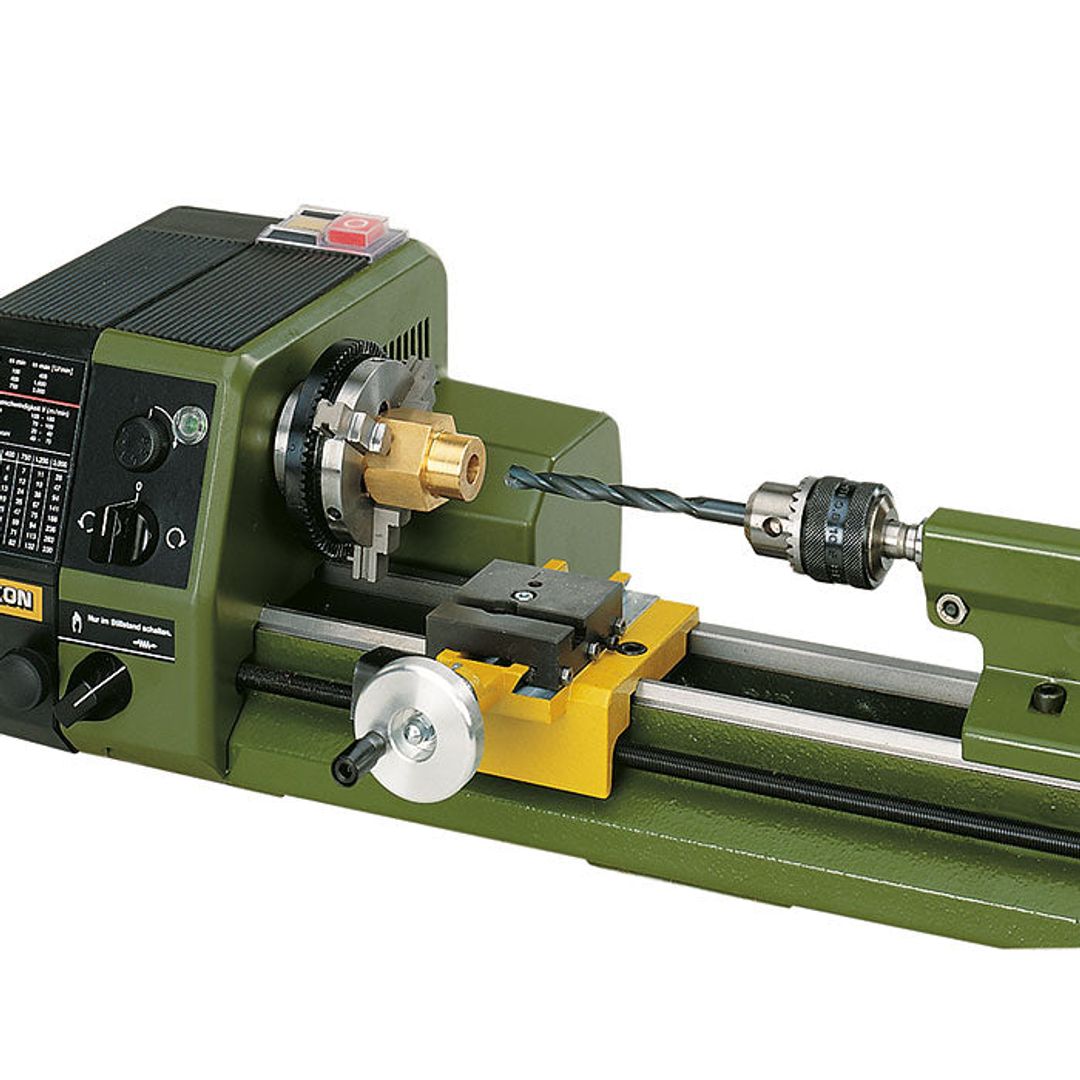 Proxxon 24020 drill chuck, 13/32 inch (10mm) capacity, for PD 230/E and PD 250/E lathes