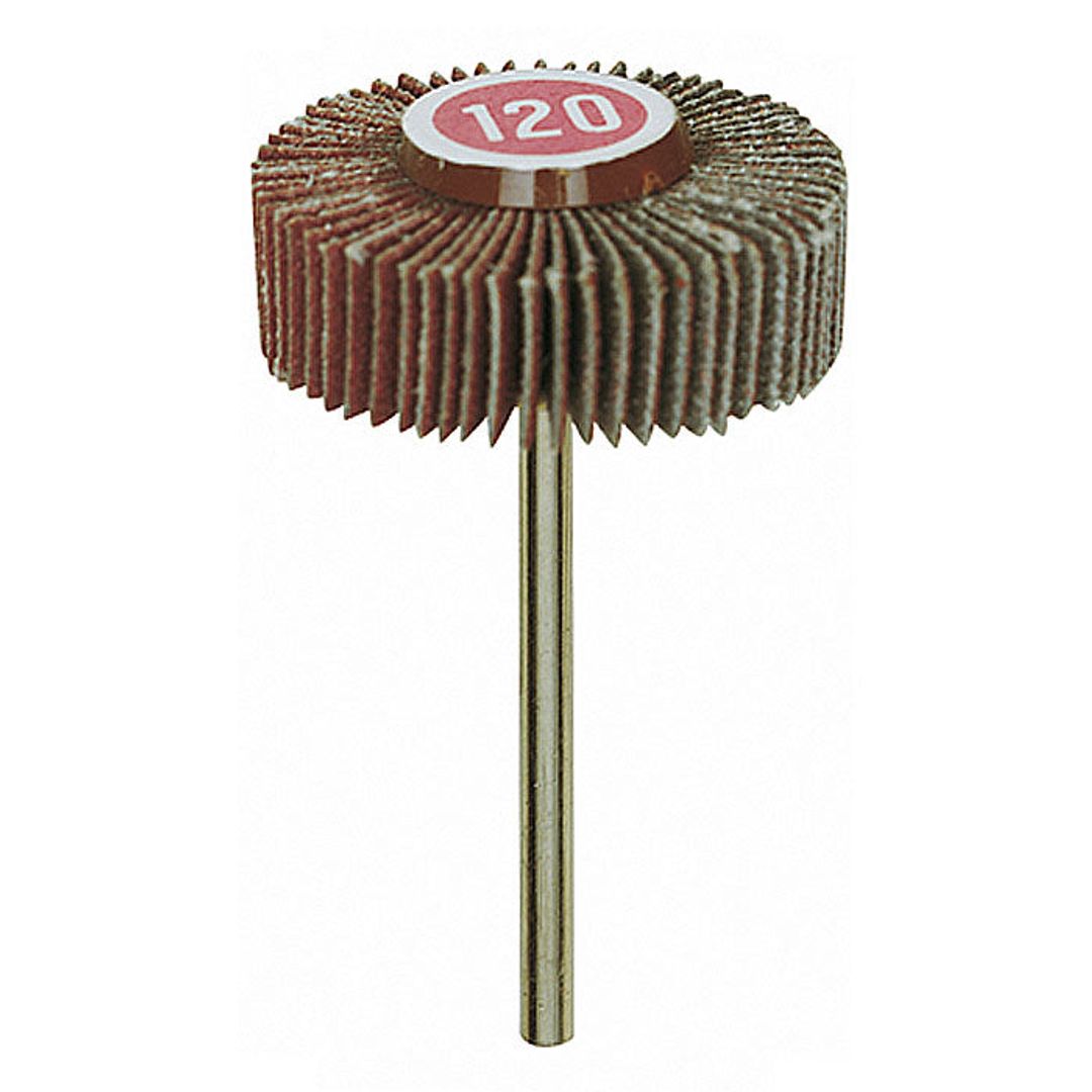Proxxon 28985 flap sanding wheel, 1 3/16 inch diameter, 120 grit