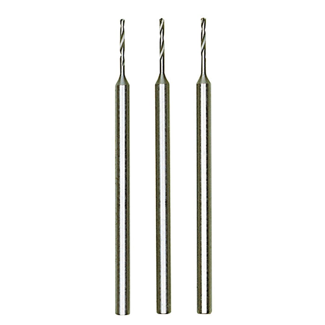 Proxxon 28852 tungsten vanadium micro twist drills, 1/32 inch (0.8mm), pack of 3