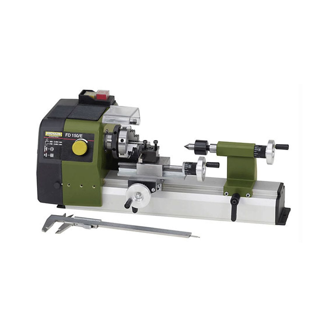 Proxxon 34150 FD 150/E micro precision lathe for benchtop metalworking