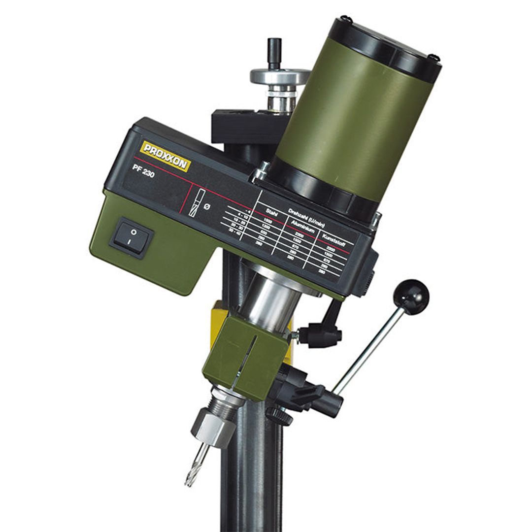 Proxxon 34104 PF 230 mill/drill head for precision milling and drilling work