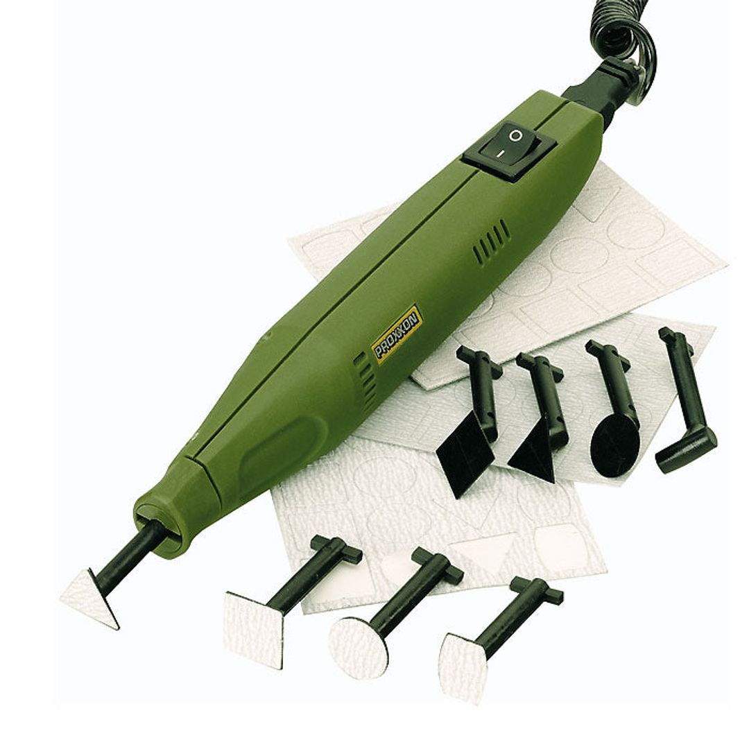 Proxxon 28594 PS 13 pen sander, 12V, for finishing wooden pen blanks