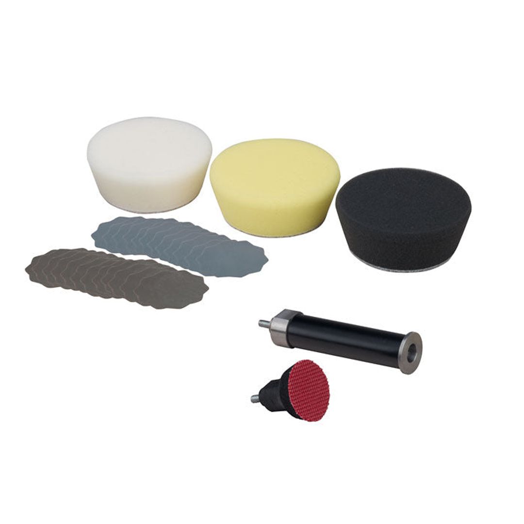 Proxxon 29070 polishing accessory set, 1-1/2 inch (30mm), for WP/E and WP/A polishers