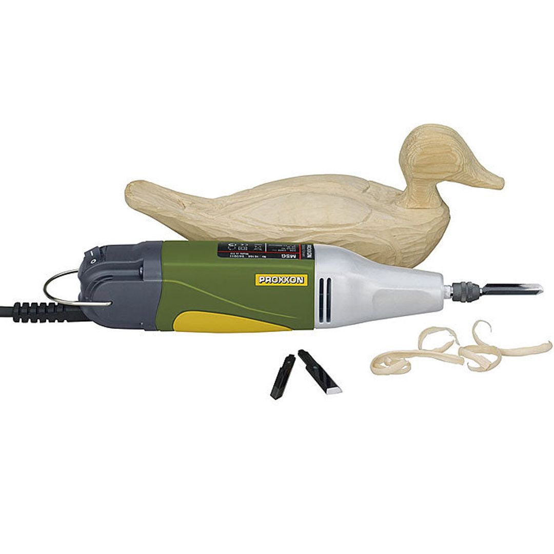 Proxxon MSG Power Carver, SKU 38644, additional product photo of the power carving tool.