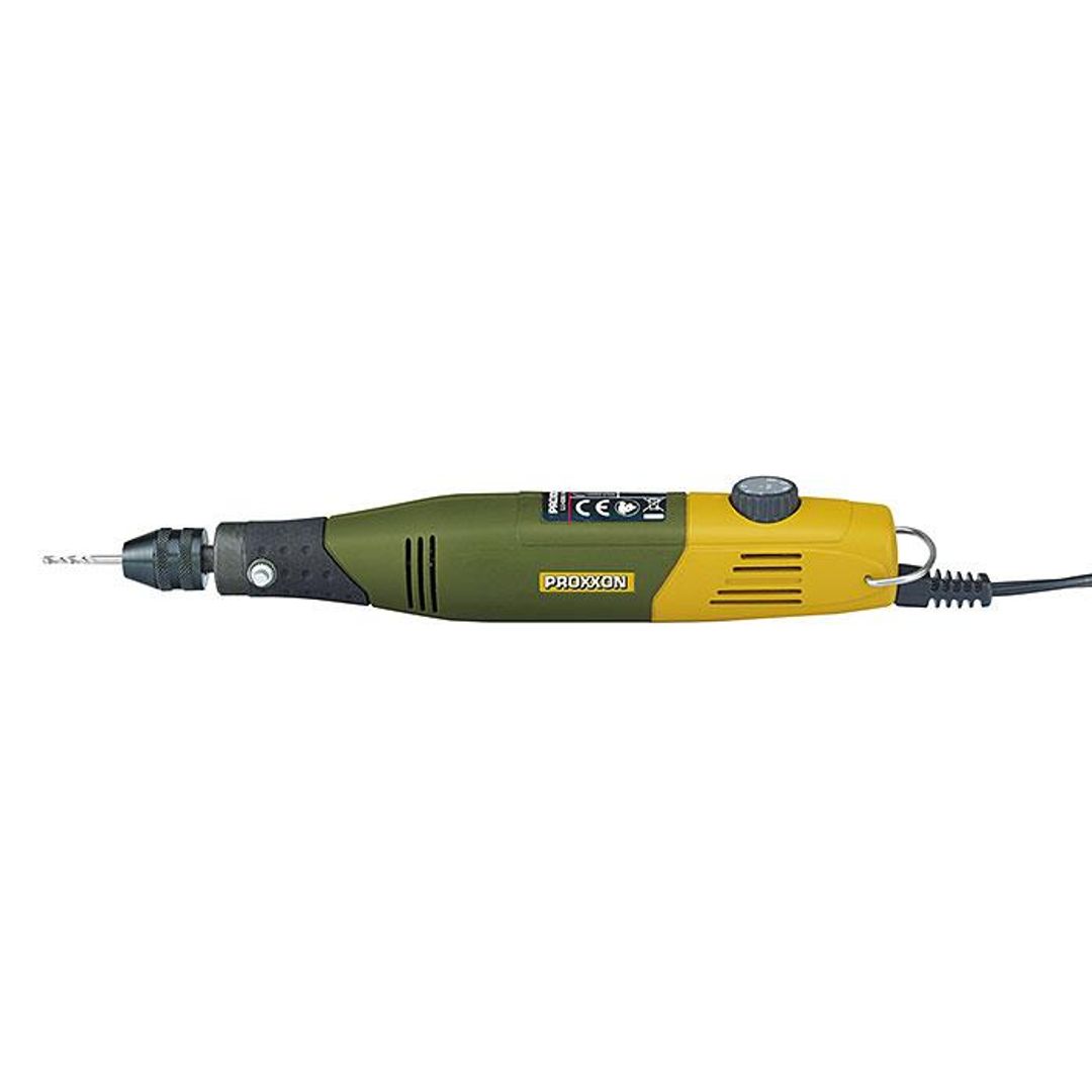 Proxxon MICROMOT 60 EF rotary tool, 12V, SKU 28512, a variable-speed rotary tool with flexible shaft.