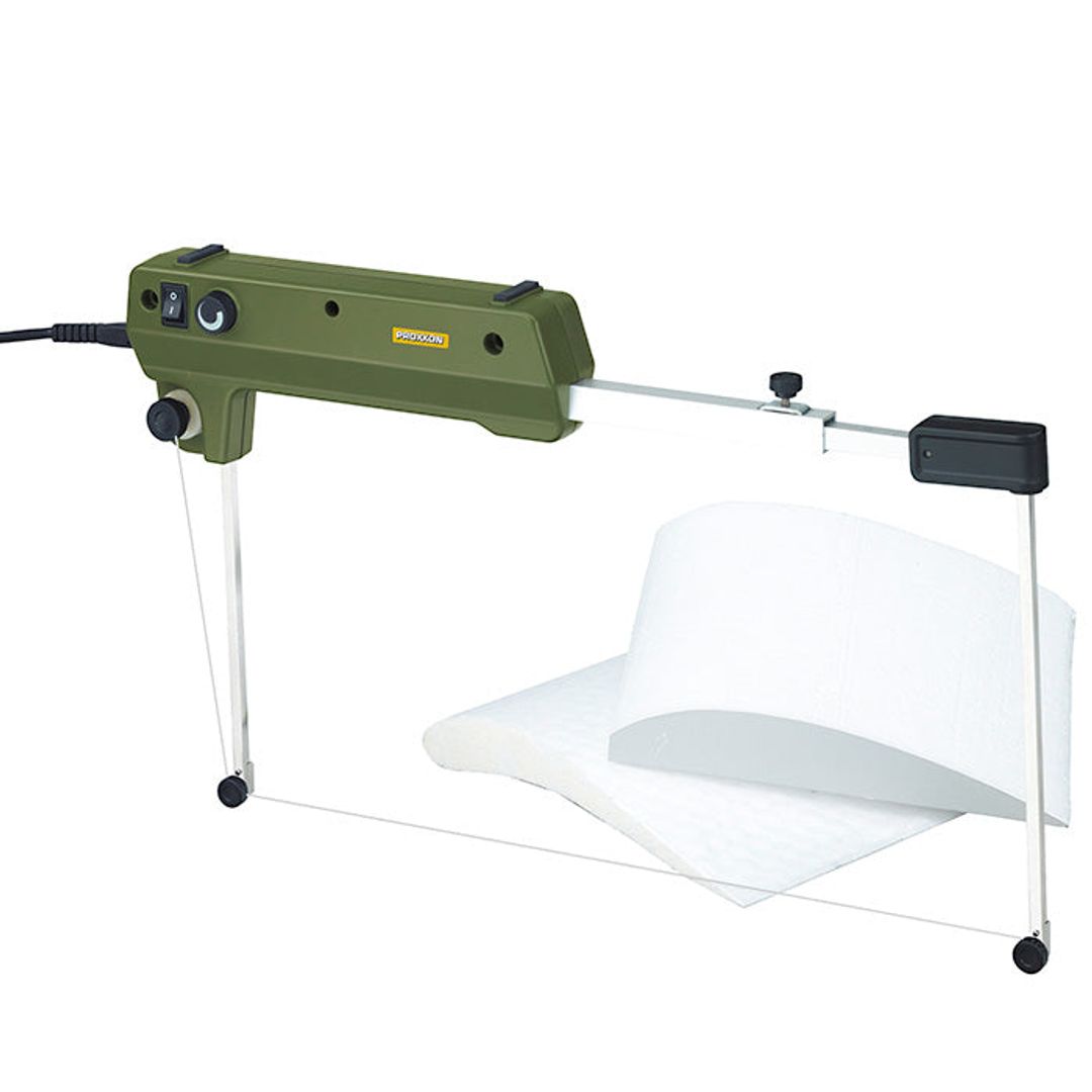 Proxxon THERMOCUT 650/E hot wire cutter, SKU 37084, a large-format tool for cutting foam and plastic.