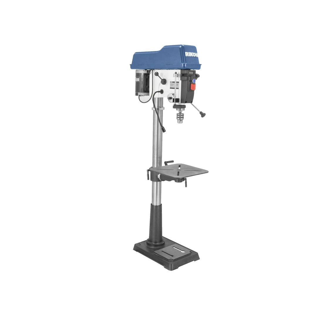 RIKON 30-217 17" variable speed 1.5 HP drill press w/6" quill travel & digital RPM readout 200-2200