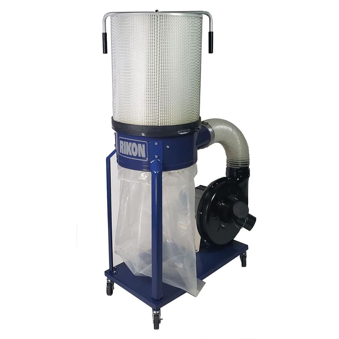RIKON 60-151C 1.5 hp dust collector with 2 micron canister