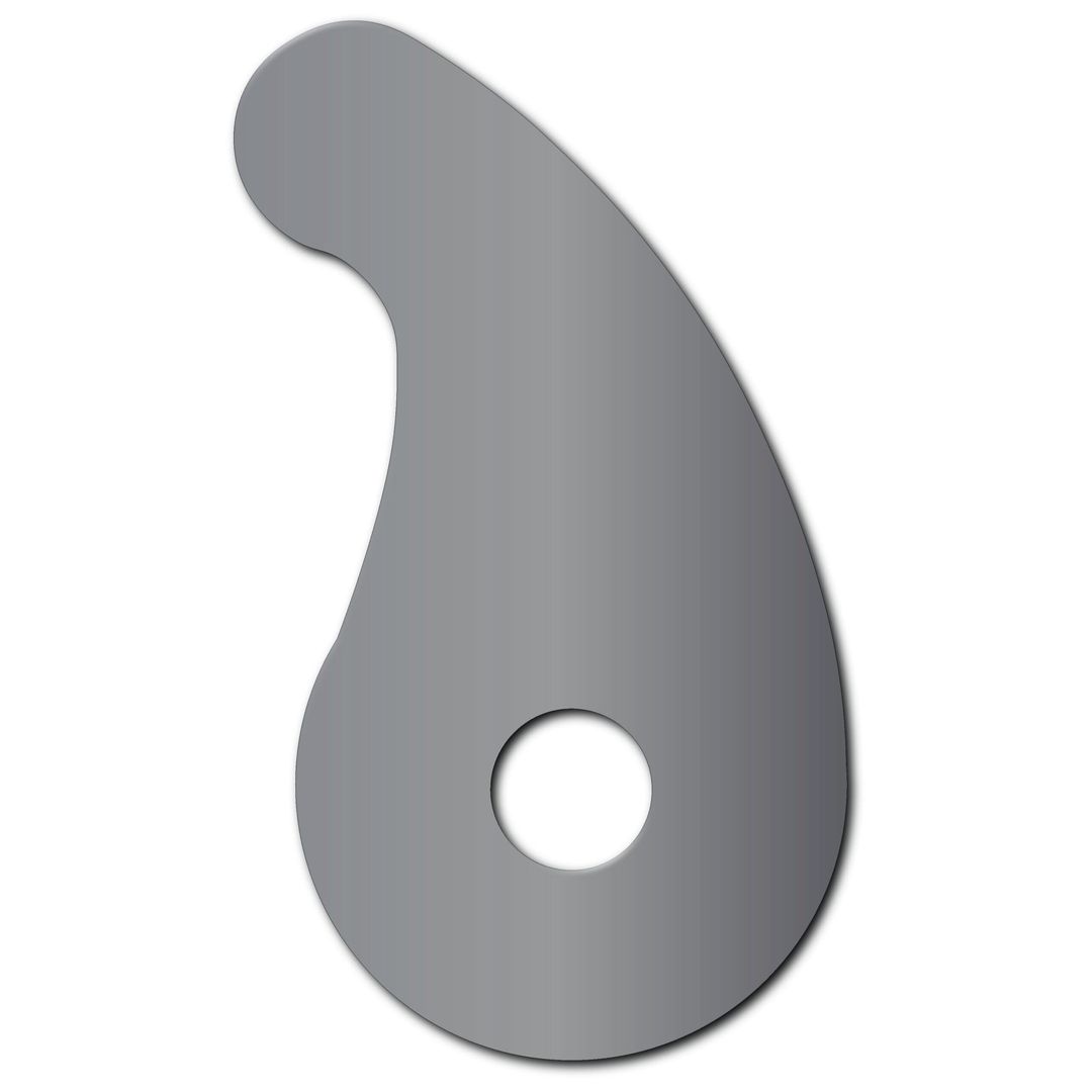 RIKON 70-817 lathe paisley left carbide insert cutter for 70-800, 5mm