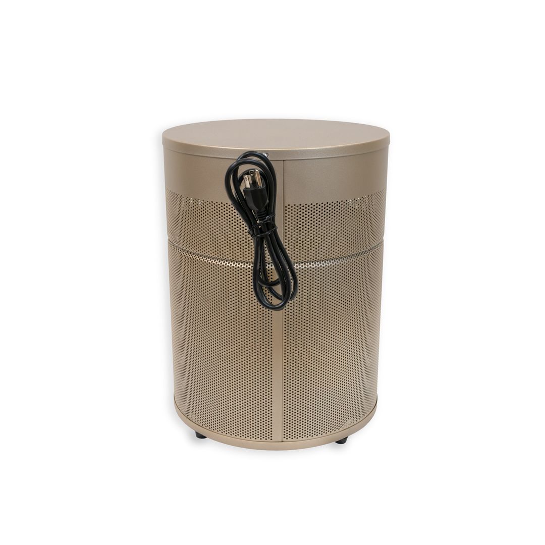 Airpura S414 air purifier, champagne back view