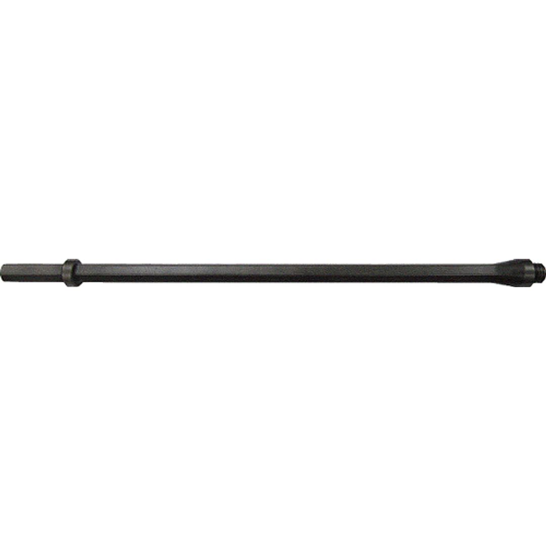 Tamco hex hollow drill steel dimension reference - D, E, H, and rope thread shank types