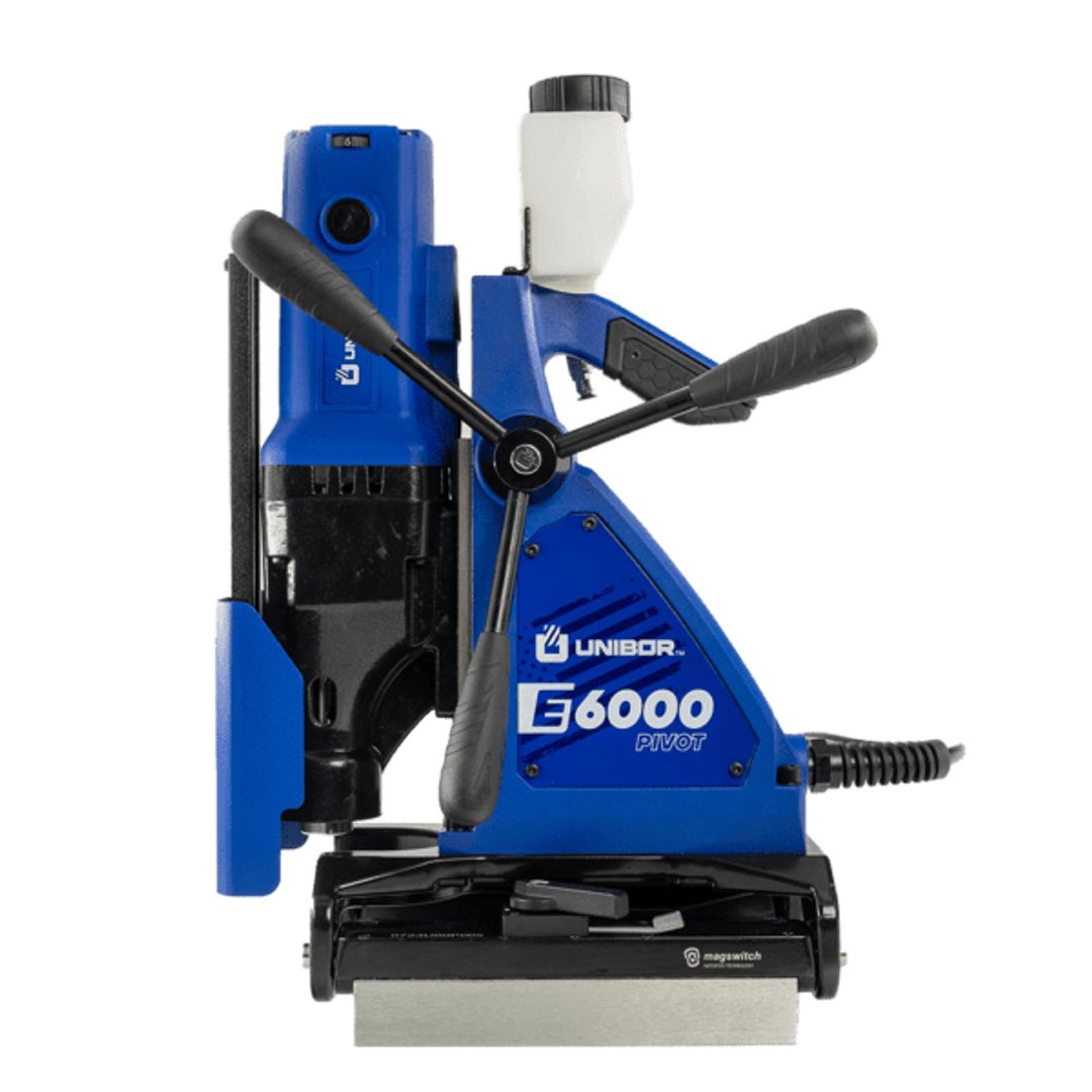 Unibor E6000 Pivot Mag Drill, E6000 Pivot mag drill product photo with pivot base