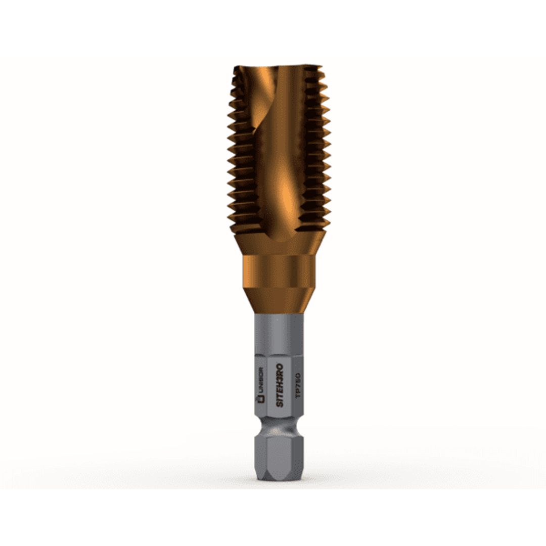 Unibor SiteHero Impact Tap, spiral point UNC tap for impact wrench use