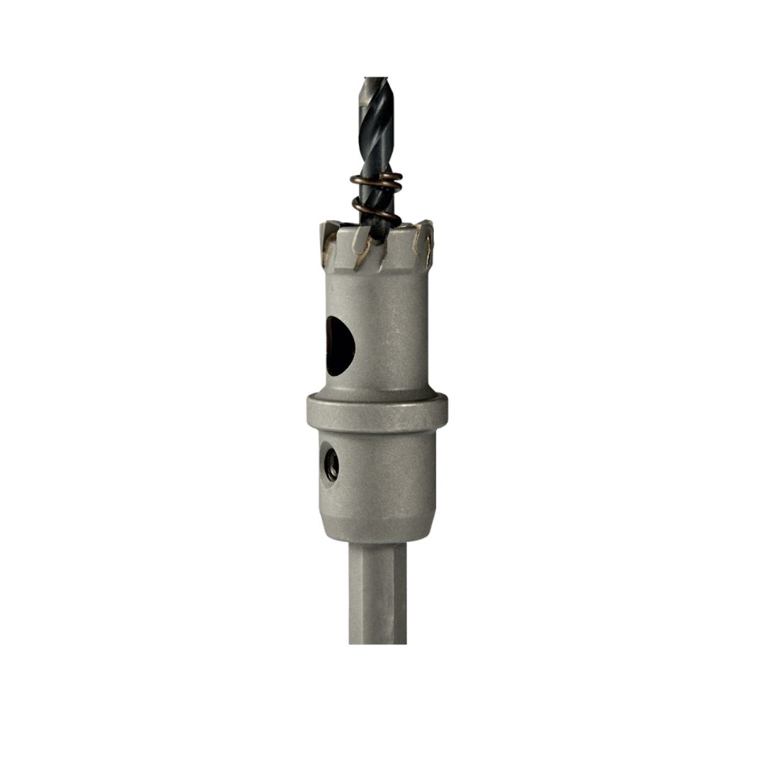 Unibor Speedcut carbide-tipped hole saw with 1/4 inch impact shank, product photo