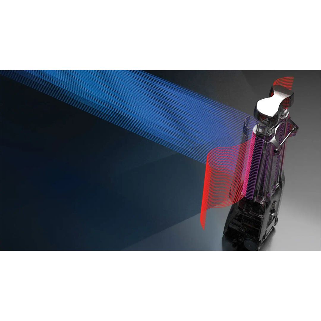 Vector VM-BB-06 evaporative cooling fan, side detail view